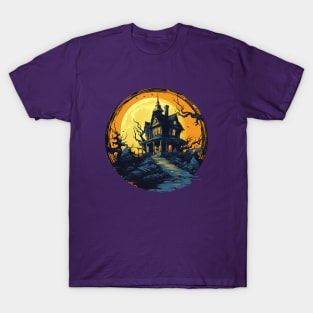 Hallween Haunted House T-Shirt